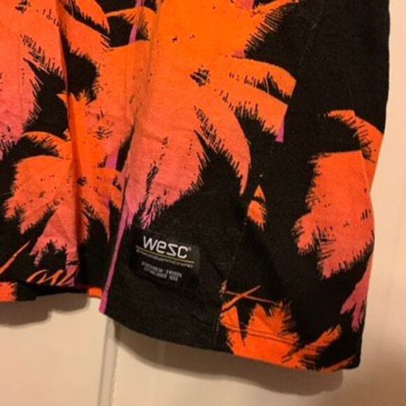 WeSC Paradise Lost Men’s M Women’s L Palm Tree T-Shirt - Picture 3 of 4